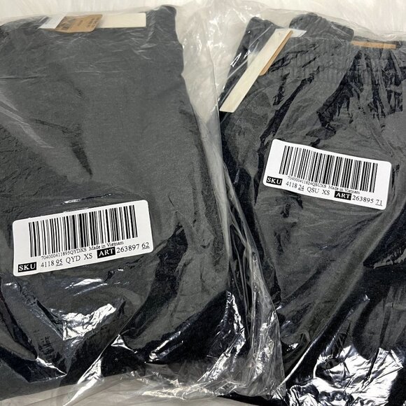 VS Pink Gray Tie Dye Pullover Sweatshirt High Waist Campus Jogger Set XS - Picture 4 of 4